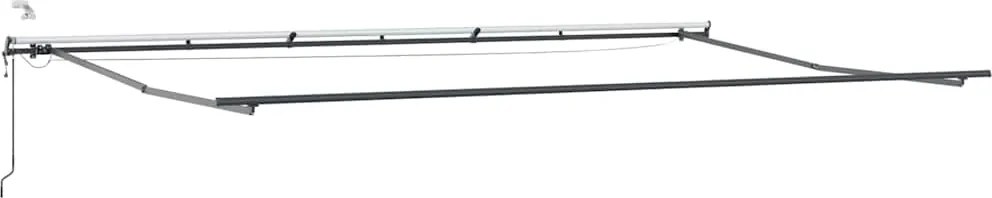 vidaXL Napernyő keret Antracit 600 × 350 cm Alumínium