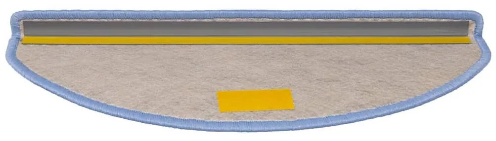 30 db kék lépcsőszőnyegek öntapadós szizál kinézetű 56x17x3 cm