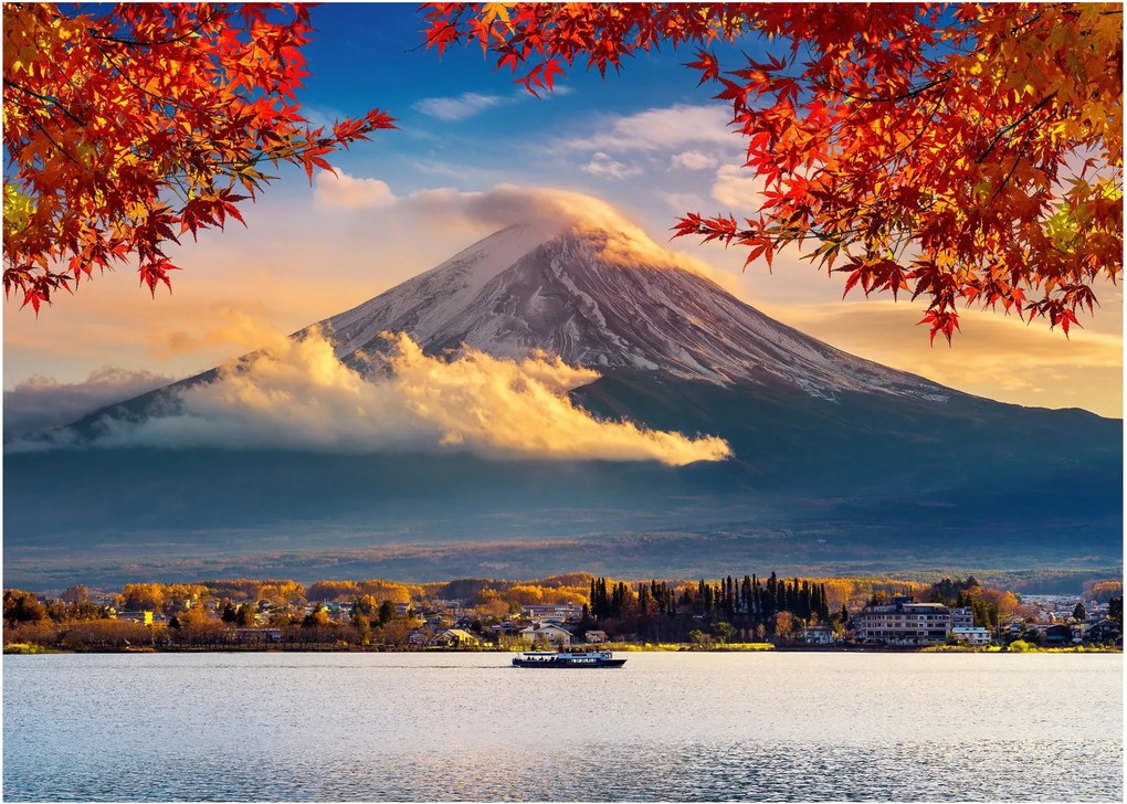 Kép - japán, Fuji hegy (70x50 cm)