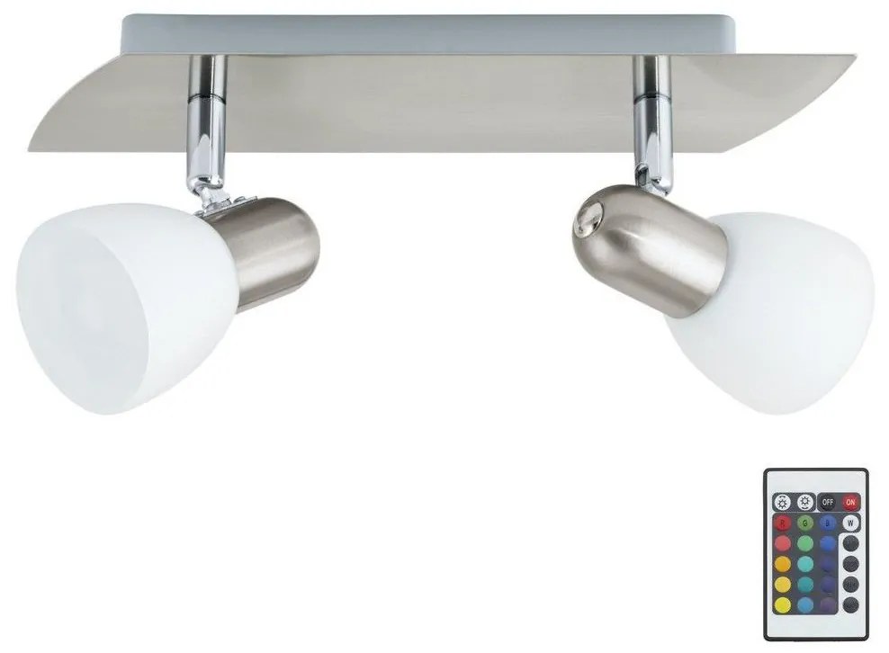 Eglo 35374 - LED RGB Dimmelhető spotlámpa ENEA-C 2xE14/4W/230V + távirányító 75374