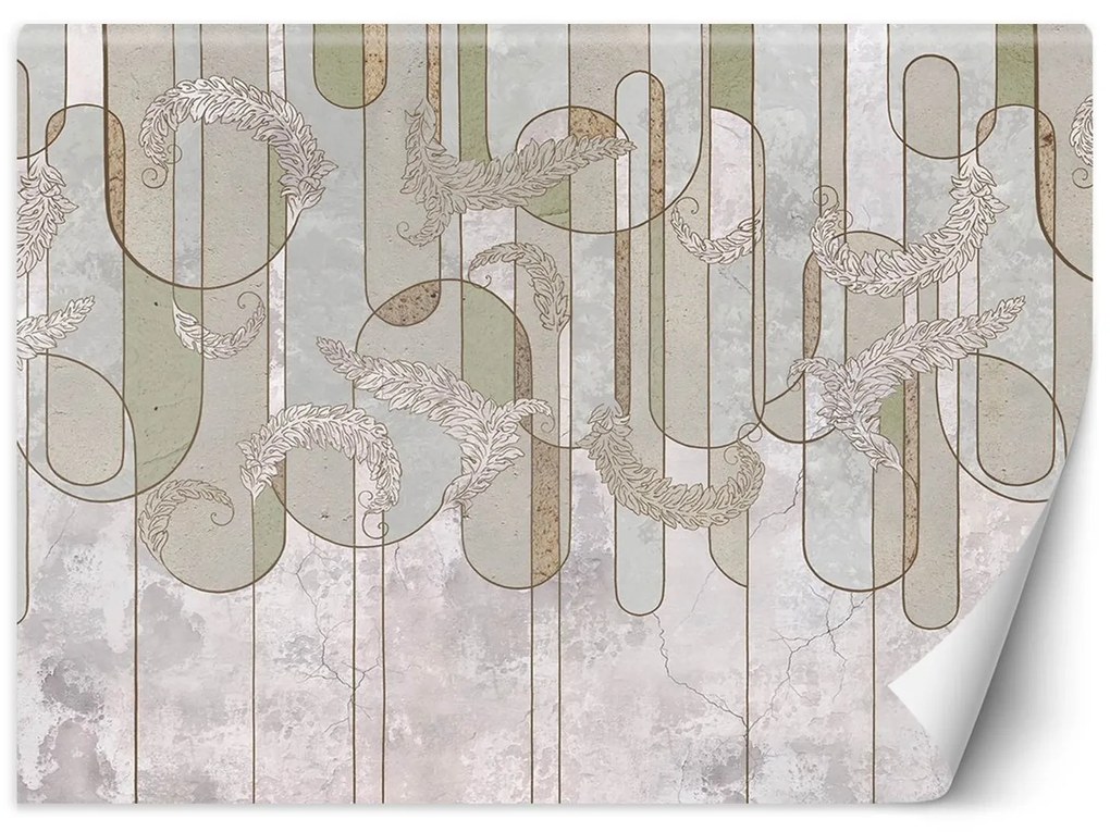 Gario Fotótapéta Skandináv minimalista absztrakció bézs színben Anyag: Vlies, Méret: 400 x 280 cm