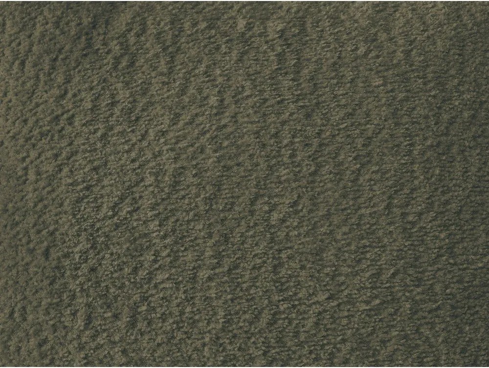 Zöld buklé kinyitható-tárolóhelyes sarokkanapé (jobb oldali-heverő résszel) Montaigne – Bobochic Paris