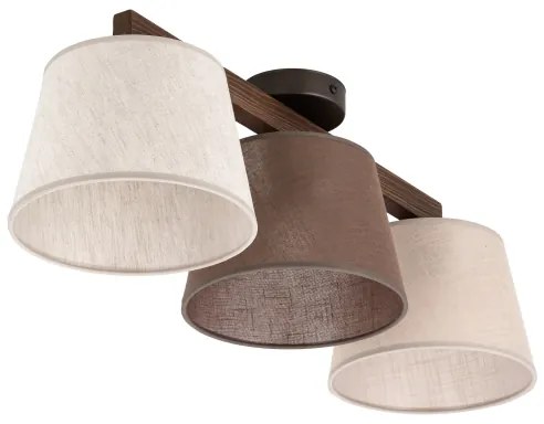 Brilagi - LATTE SABIA felületre szerelhető mennyezeti csillár 3xE27/15W/230V fenyő/mix