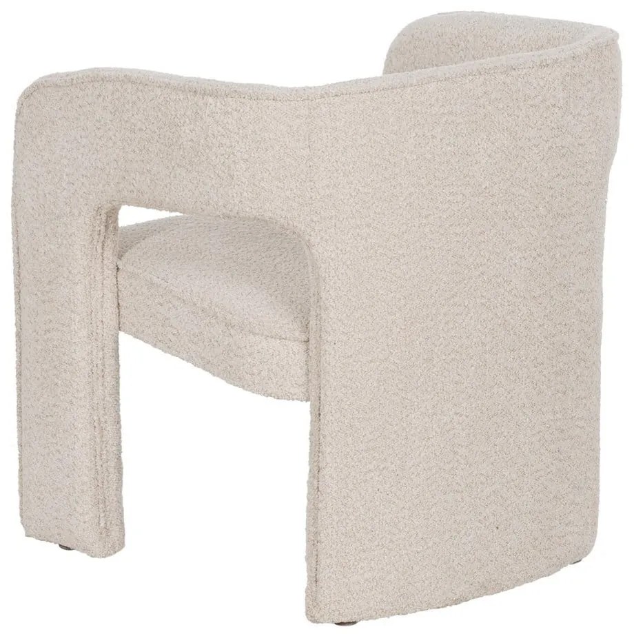 Bézs buklé fotel – Ixia