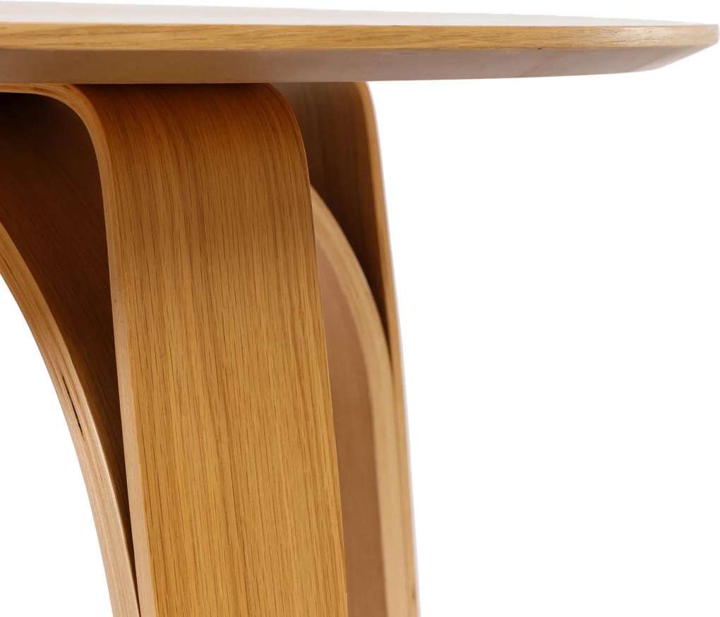 MAZZONI EXPORT BOLZANO 1200 Natúr Tölgy - KEREK FA ASZTAL KONYHÁBA ÉTKEZŐBE NAPPALIBA MODERN CLASSIC