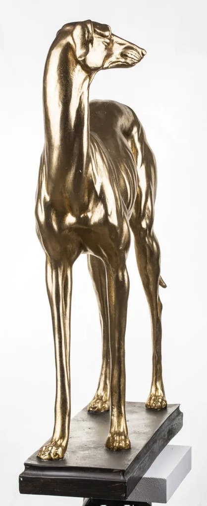 Bond design nude méretű agár kutya asztaldekoráció talpon 65x40x16cm