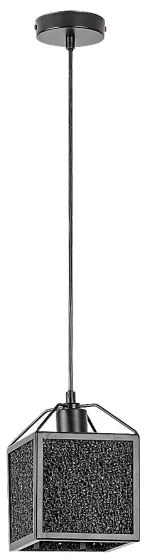 Rabalux 72217 - Csillár zsinóron SAMILO 1xE27/40W/230V fekete