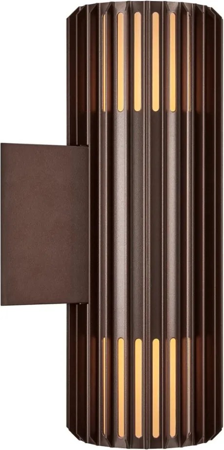 NORDLUX 2418121261 ALUDRA Modern Kültéri Fali Lámpa Barna E27 IP54