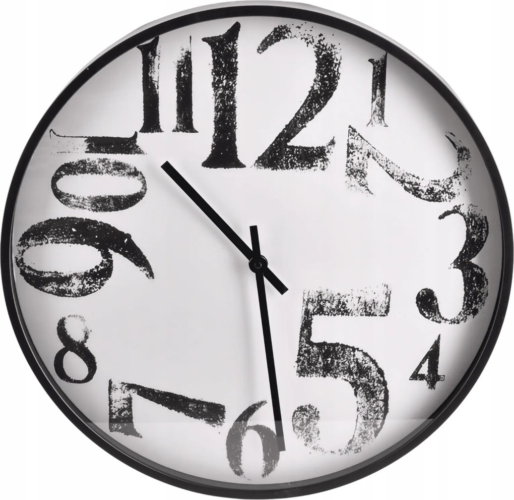 Bolzano modern falióra fehér-fekete nappaliba 50,6 cm