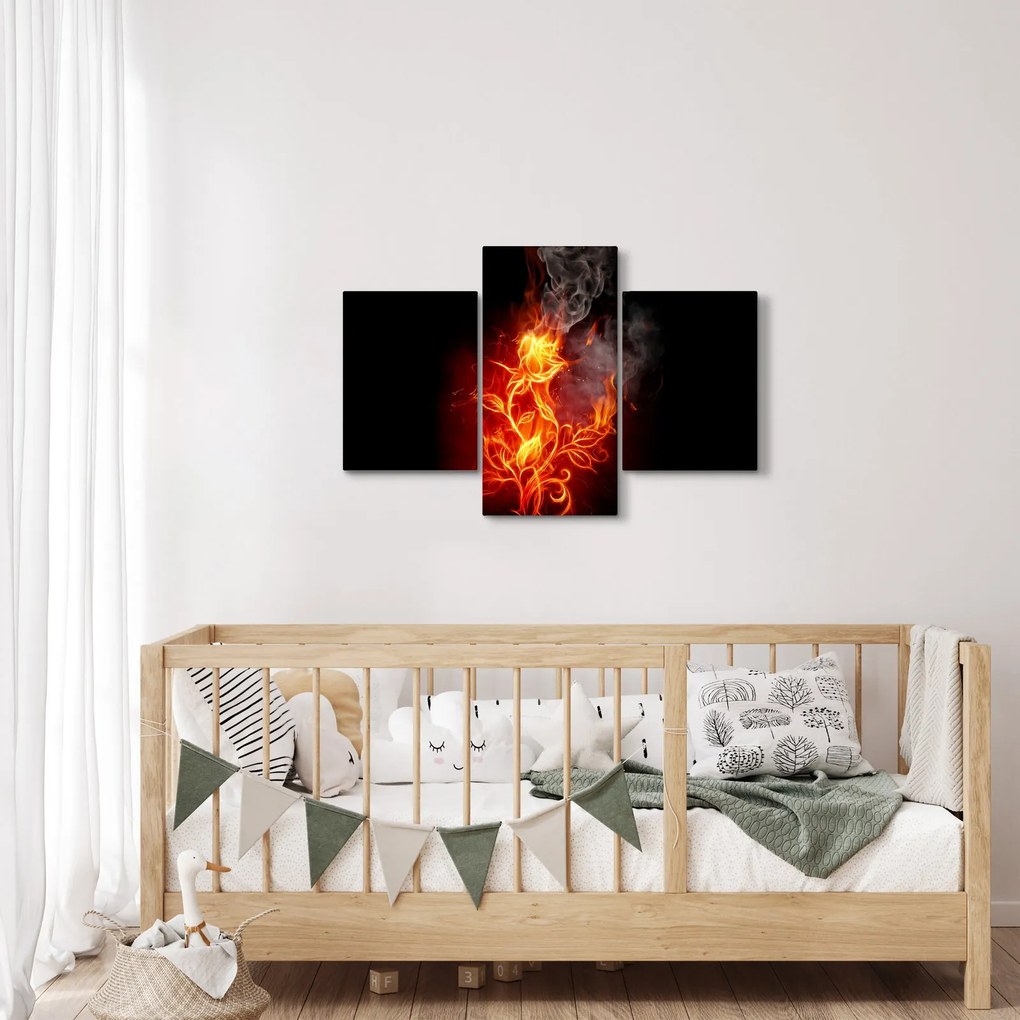 Kép - Rózsák a tűzben (90x60 cm)
