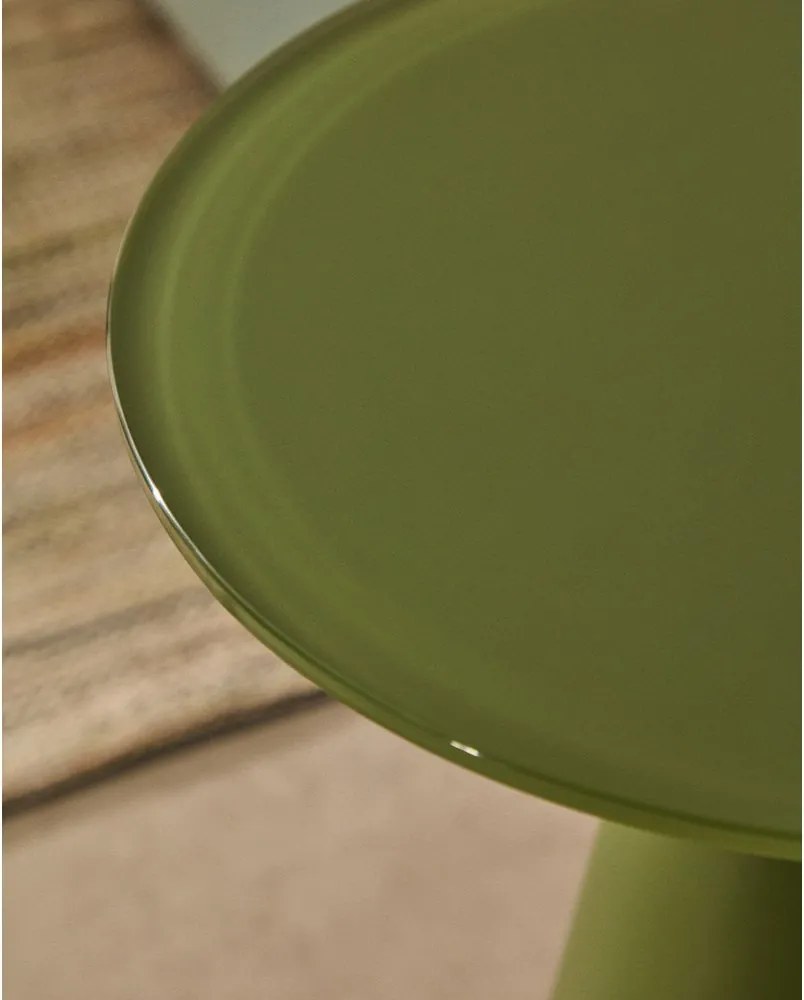 Kerek tárolóasztal üveg asztallappal ø 35 cm Wilshire – Kave Home