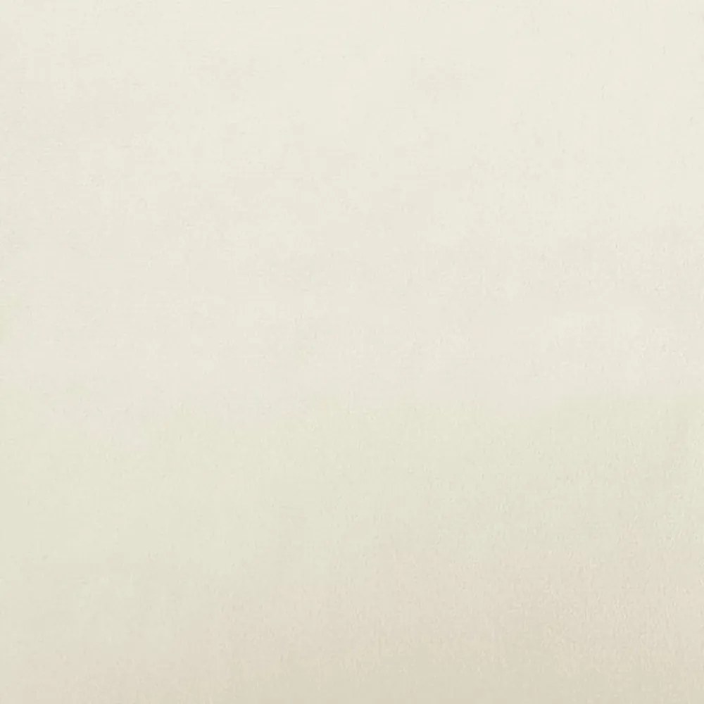 krémszínű bársony gyerekkanapé 100 x 54 x 33 cm
