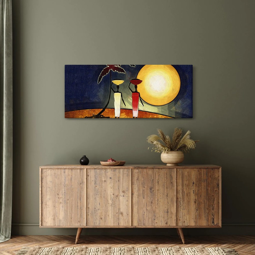 Egy ősi festmény képe (120x50 cm)