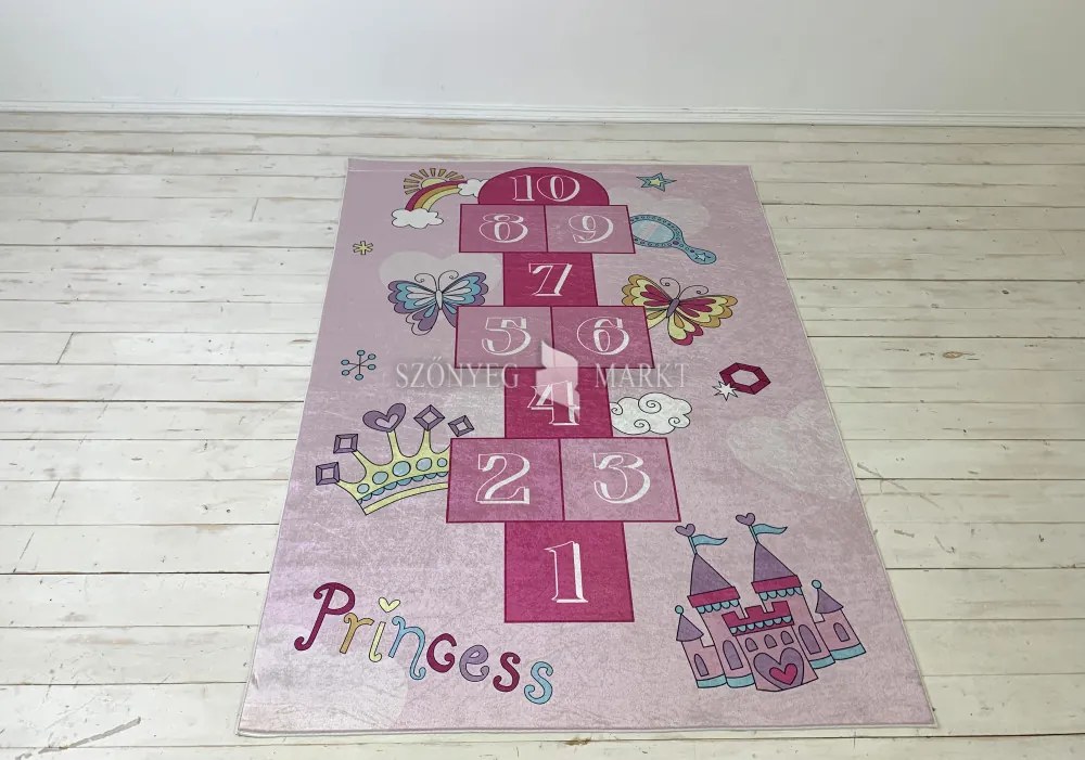 Ugróiskola mintás gyerekszőnyeg 70x140 cm
