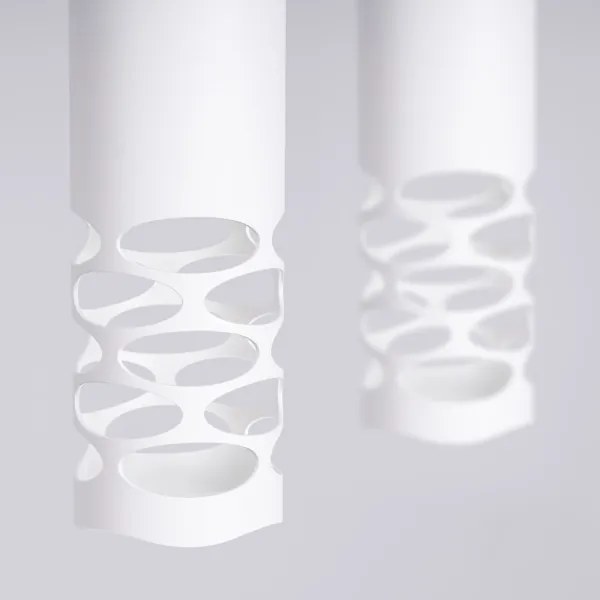 Sollux SL.1692 - Csillár zsinóron LIRO 2xGU10/10W/230V fehér