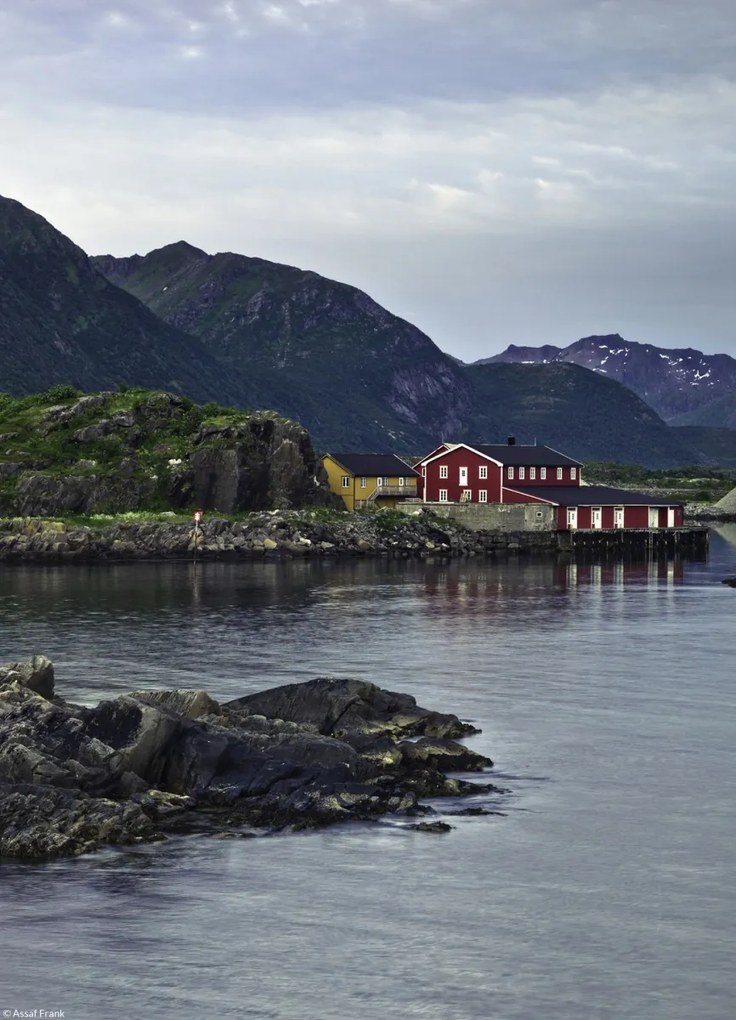 Poszter 20,5x28,4cm Halászkunyhó a vízparton, Assaf Frank