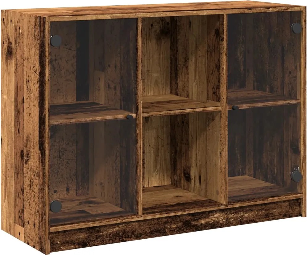 vidaXL antik fa színű szerelt fa tálalószekrény 102 x 37 x 75,5 cm