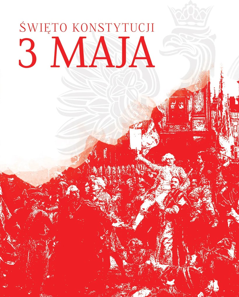 Az alkotmány nemzeti ünnepe május 3. poszter 40x50