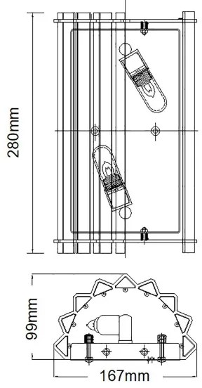 Kichler KL-CRYSTAL-SKYE2 - LED fali lámpa CRYSTAL SKYE 2xG9/3W/230V