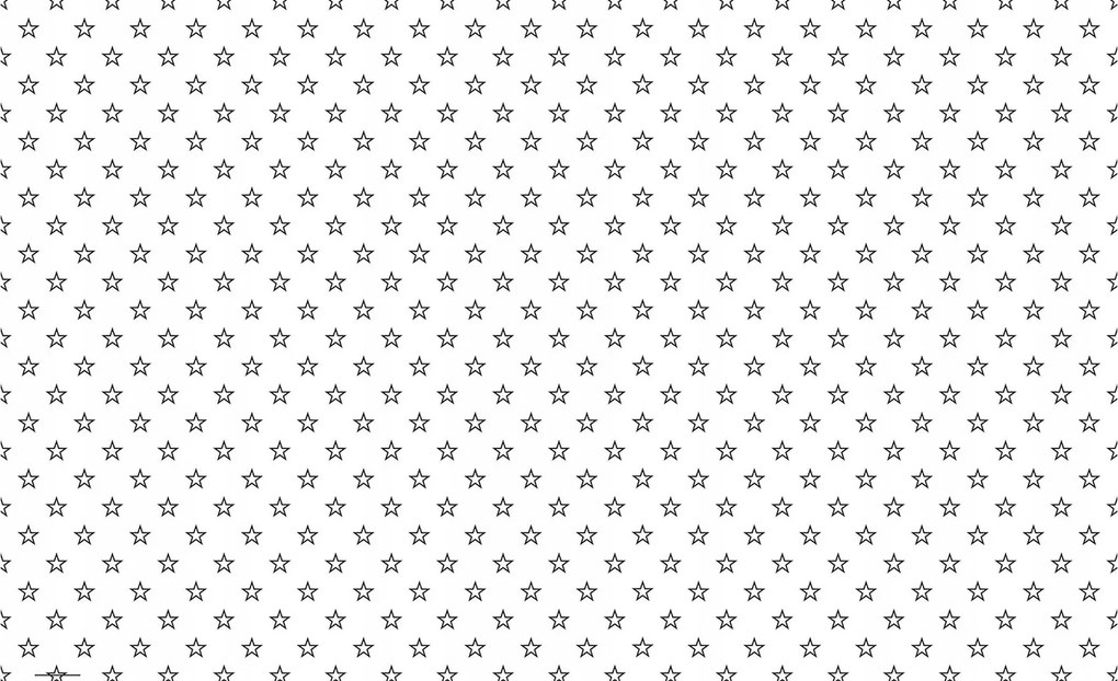 Fotótapéta Fehér vinil csillagok 254x184 Kontúros fehér alapon +ragasztó