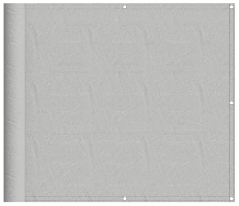 világosszürke 100% oxford poliészter erkélyparaván 90 x 400 cm