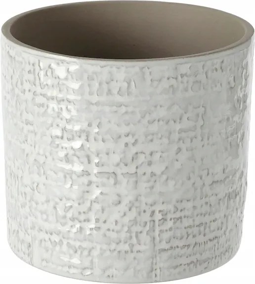 Ikea Chiafron Fedő kaspó fehér 12 cm