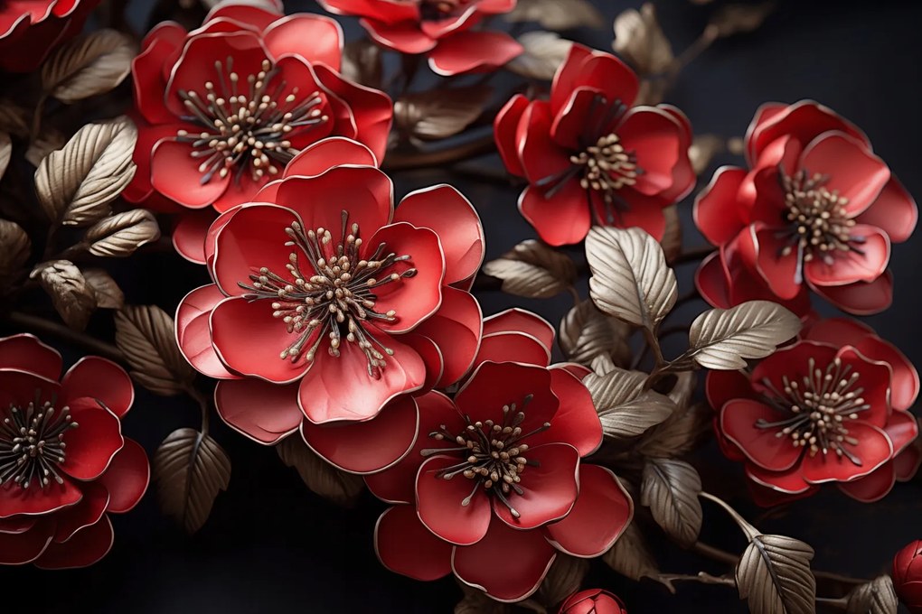 Poszter 30x20cm Virágos mese