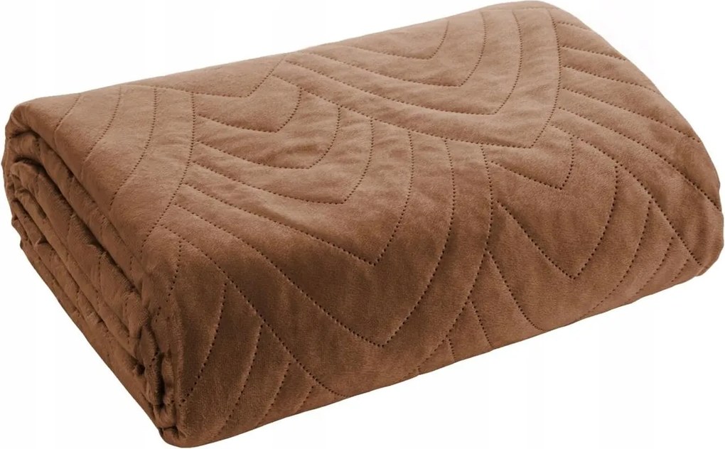 Steppelt Ágytakaró Kétoldalas Nagy Liuz 220 cm x 240 cm Tégla