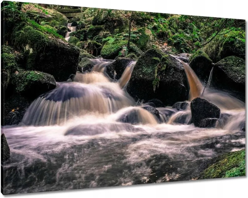 Festmények 100x70 Hegyi folyó