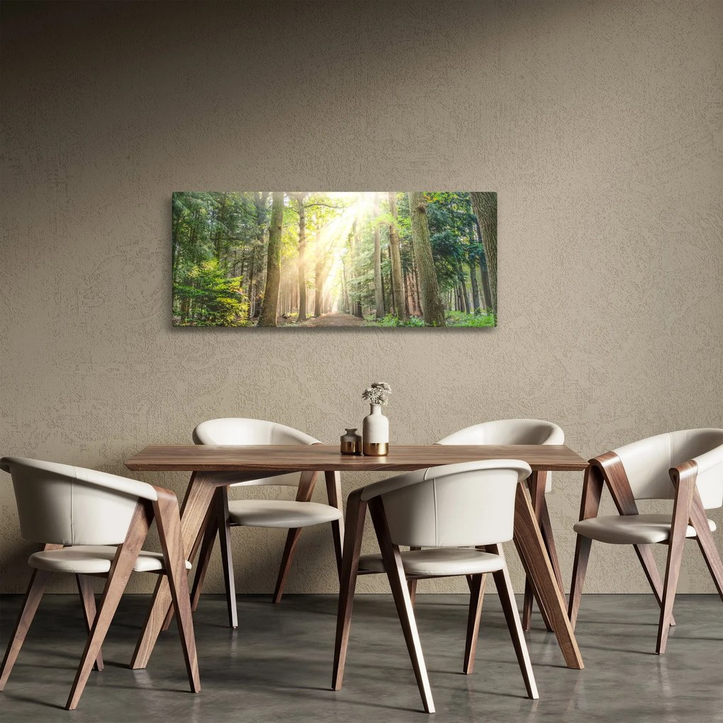 Egy ösvény képe az erdőben (120x50 cm)