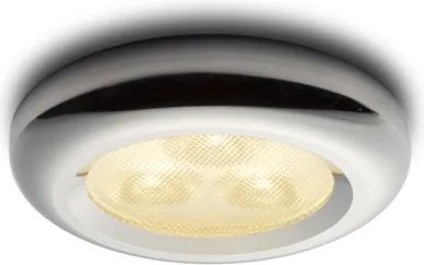 RENDL ESTA LED süllyesztett tápegységgel króm 230V/350mA LED 3x1W 3000K