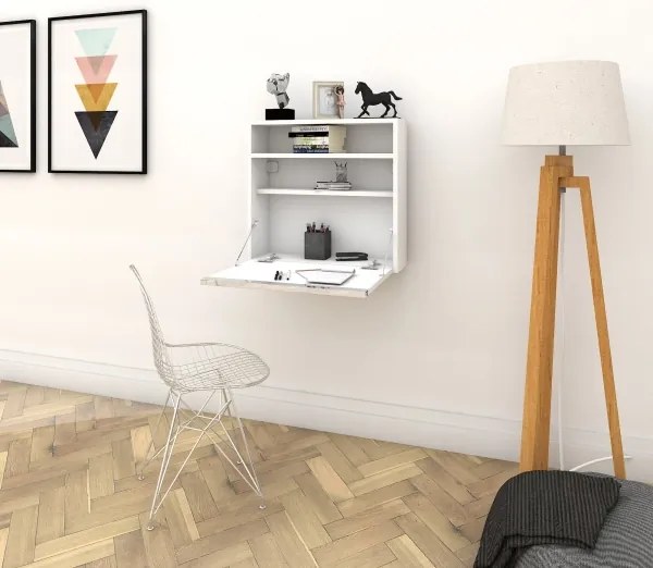 Összecsukható munkaasztal OPTIMUM 60x64 cm fehér