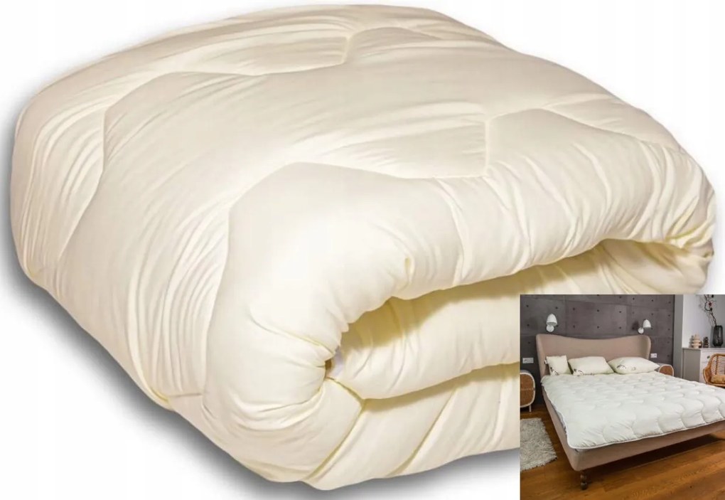 Négyévszakos Paplan 200X200CM/ANTIALLERGÉN Kiváló Minőségű-lengyel Termék