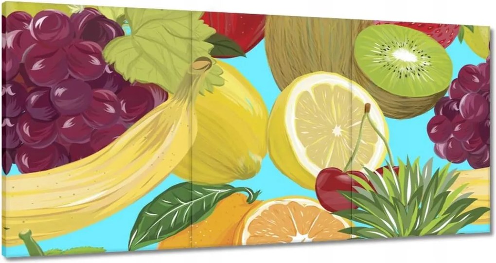 Festmények 120x60 Konyhai forradalmak Gyümölcsök