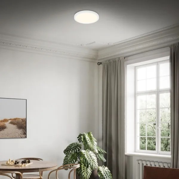 Briloner 3704-016 - LED Dimmelhető mennyezeti lámpa RUNA LED/22W/230V fehér + távirányító