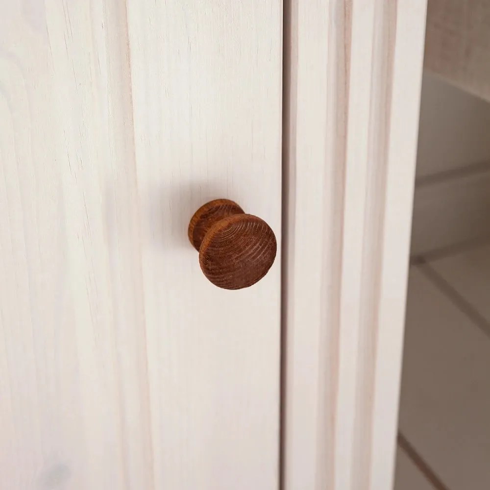 Íróasztal borovi fenyő asztallappal 50x140 cm Anita – Støraa