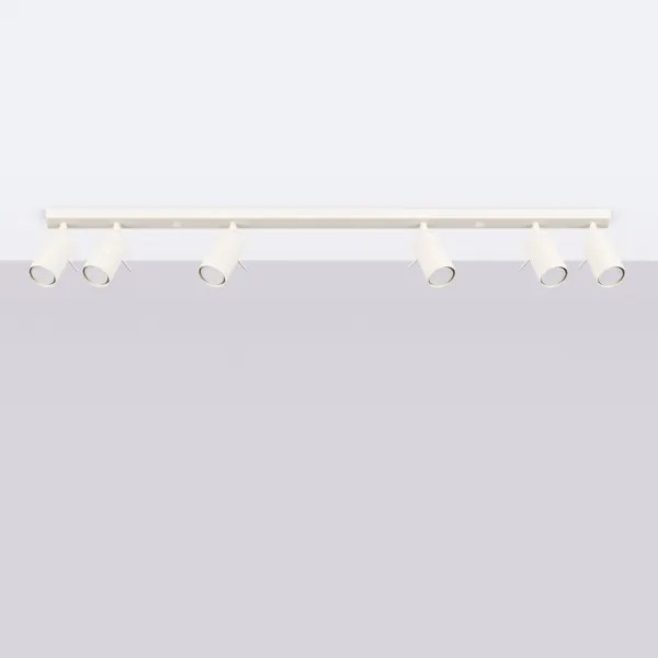 Sollux SL.1499 - Spotlámpa RING 6xGU10/10W/230V krémes