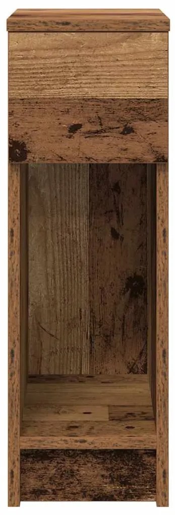 éjjeliszekrények fiókkal 2 db régi fa 20 x 36 x 60 cm