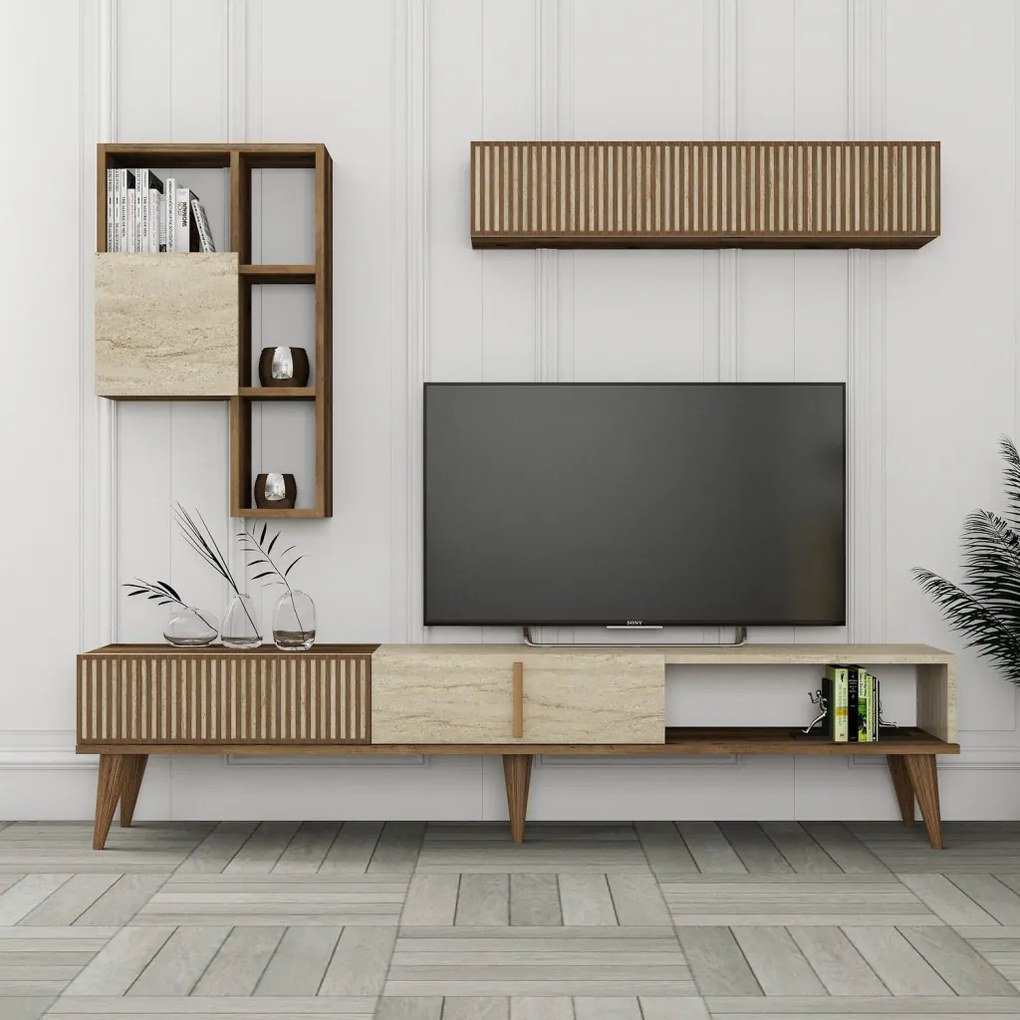Milan - Walnut, Travertine