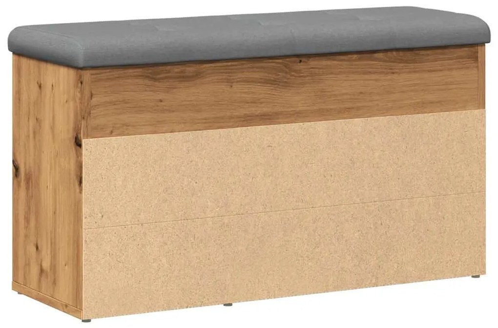 kézműves tölgy szerelt fa cipőtároló pad 82x32x45,5 cm
