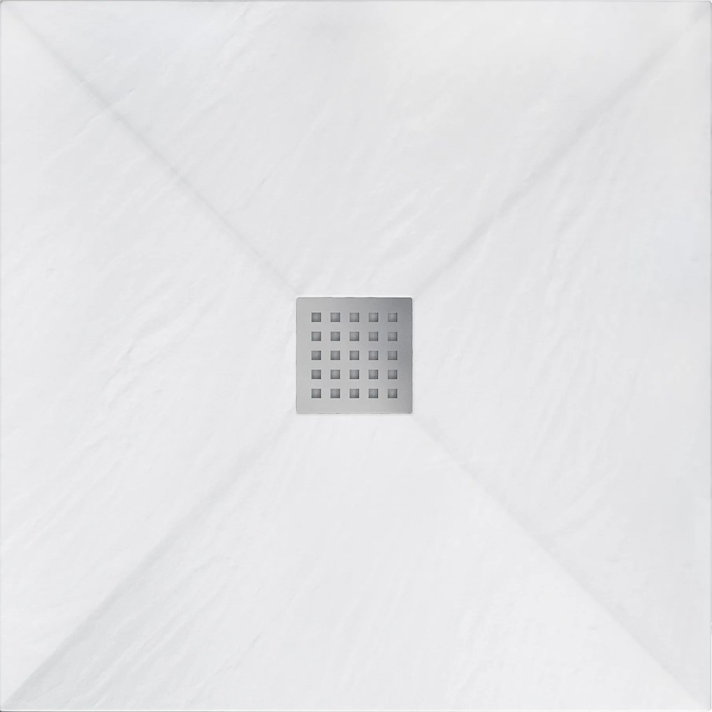 Zuhanytálca rea White Rock 90 x 90