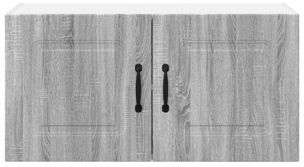 Fali konyhaszekrény Szürke Sonoma 80 x 31 x 40 cm Faanyag