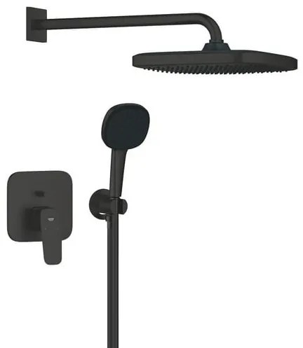 Grohe Cubeo zuhanyrendszer vakolat alatti rész nélkül fekete matt 1053362430 G1053362430