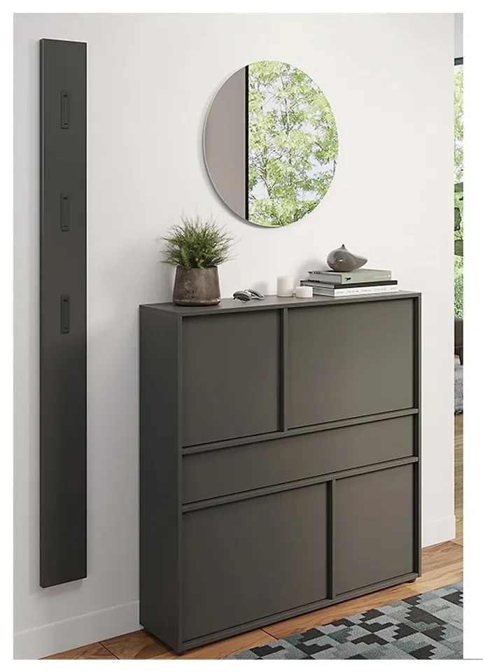 Antracitszürke előszoba bútor Ameca 2.0 – Germania