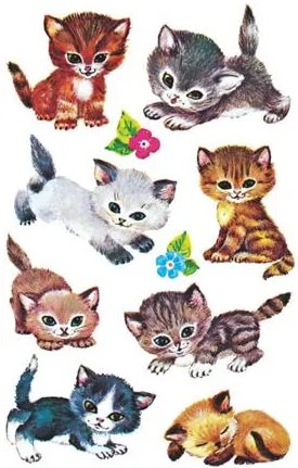 Matrica, papír, 3 ív, 76x120 mm, AVERY ZWECKFORM, Z-Design No.4346, kiscicusok (AY4346)