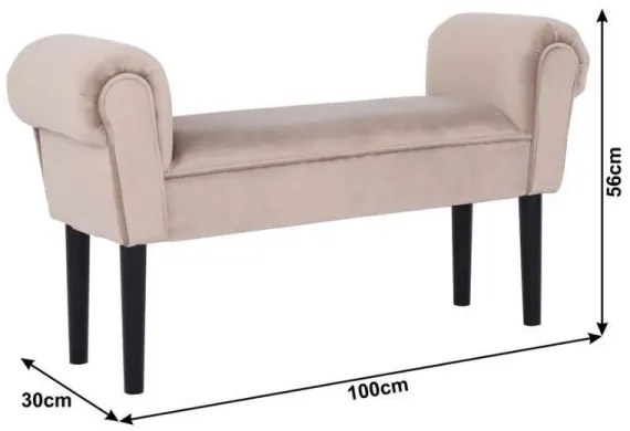 BURDA Velvet bézses szürke/fekete pad