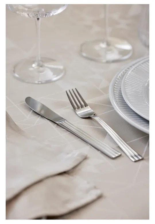 Ezüstszínű rozsdamentes acél evőeszköz készlet 16 db-os Thebe – Gense