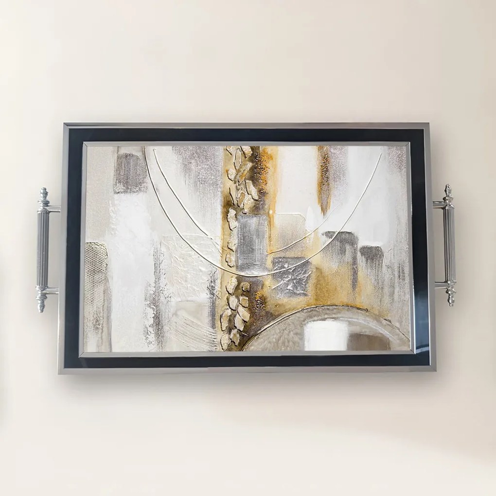 Üveg tálca, 38×24 cm – TPG9944