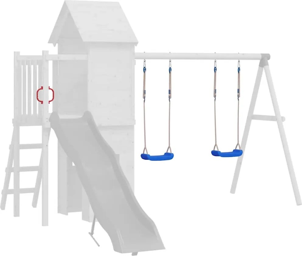 vidaXL 2 db kék polietilén hinta kötéllel 37 x 15 cm