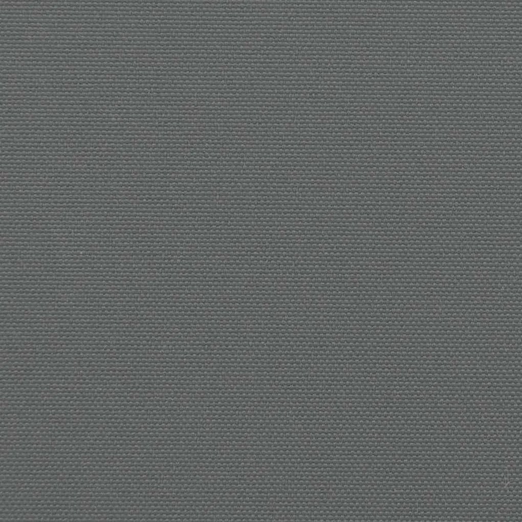antracitszürke behúzható oldalsó napellenző 200 x 500 cm